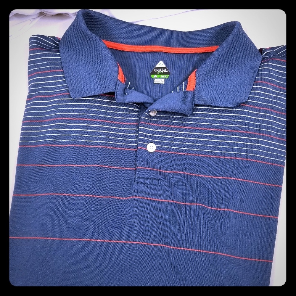 Stripped Bolle Gulf Shirt sz XXL